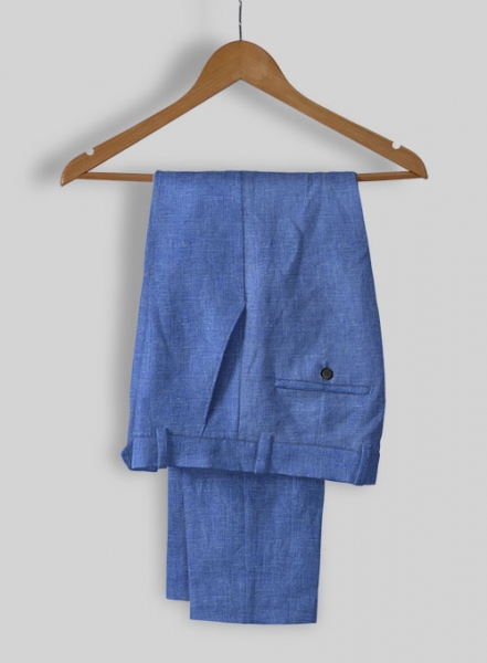 Italian Linen Smoked Blue Suit