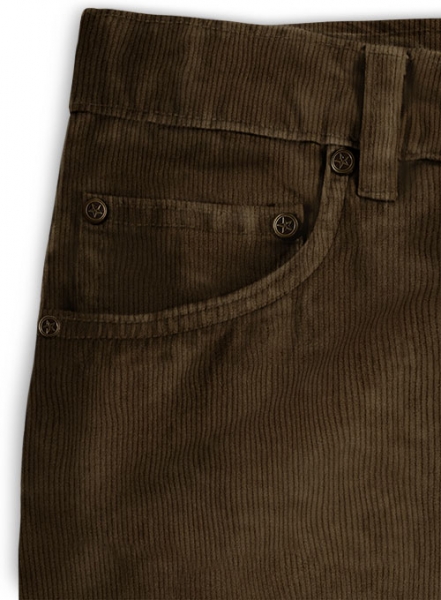 Dark Brown Corduroy Jeans