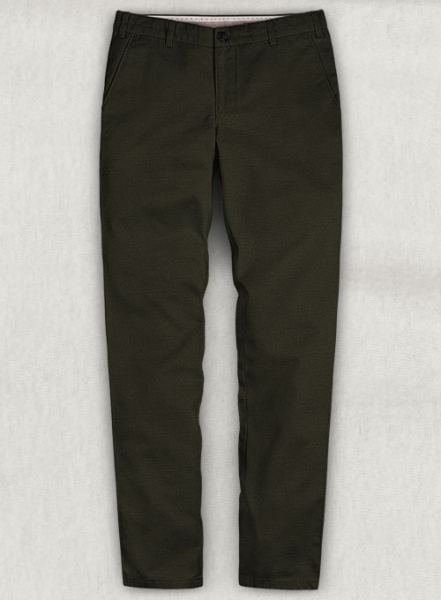 Dark Olive Green Chino