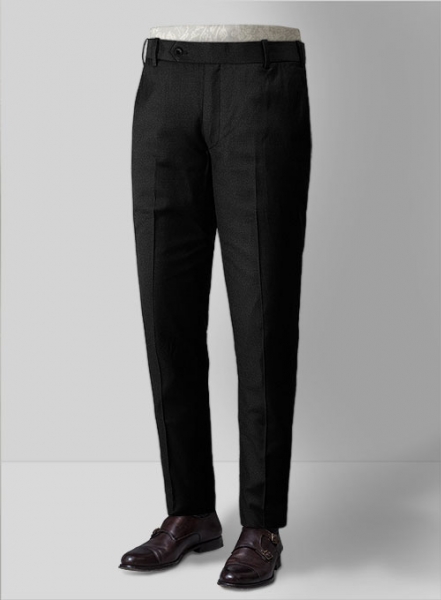 Napolean York Black Wool Pants