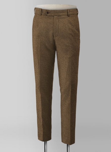 Royal Brown Heavy Tweed Pants