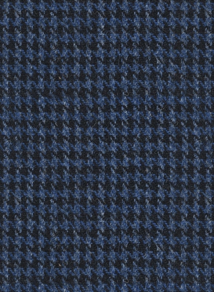 Harris Tweed Houndstooth Blue Suit