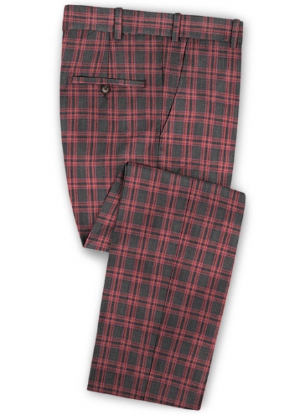 Napolean Poker Charcoal Wool Pants