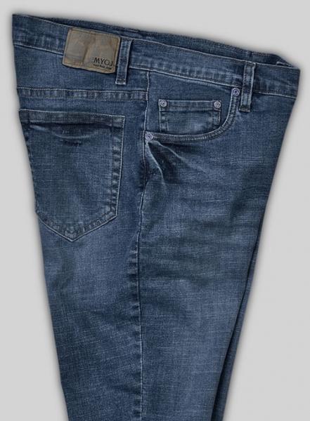 Marlin Blue Stone Wash Whisker Stretch Jeans