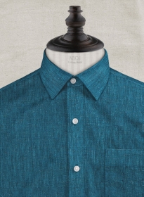 Solbiati Bali Blue Linen Shirt