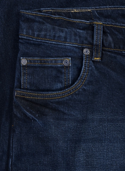 Slight Stretch Indigo Wash Whisker Jeans