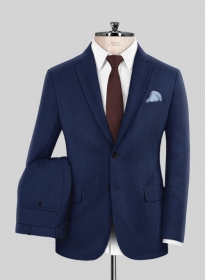 Scabal Regal Blue Wool Suit