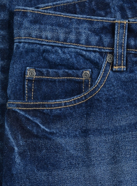 Classic Heavy Blue Indigo Wash Whisker Jeans