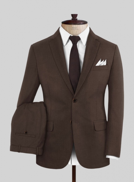 Scabal Brown Wool Suit