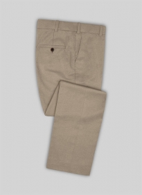 Scabal Boston Khaki Wool Pants