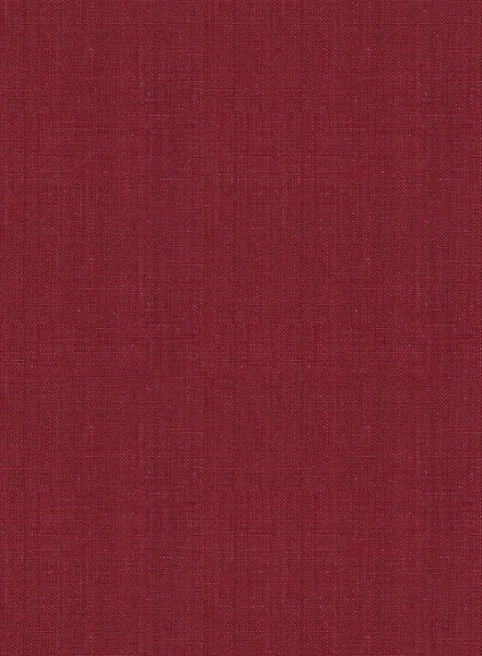 Moscow Maroon Pure Linen Pants