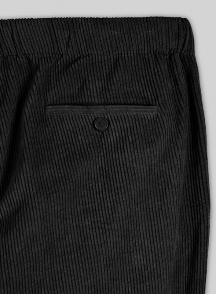 Easy Pants Black Corduroy