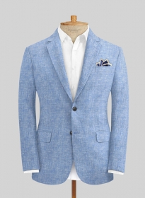 Desert Blue Linen Jacket