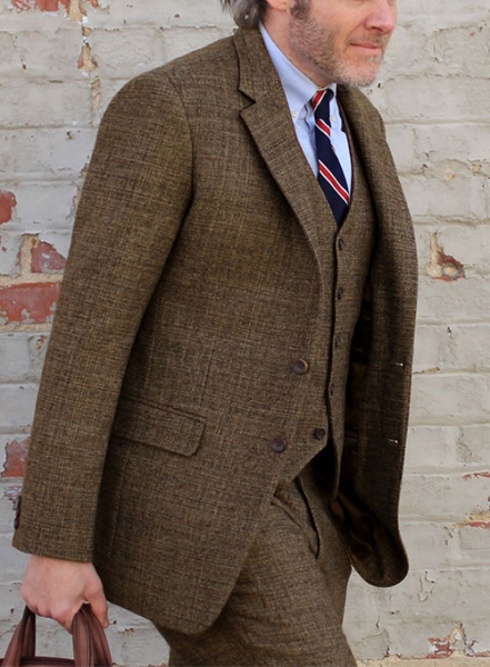 Vintage Glasgow Brown Tweed Jacket