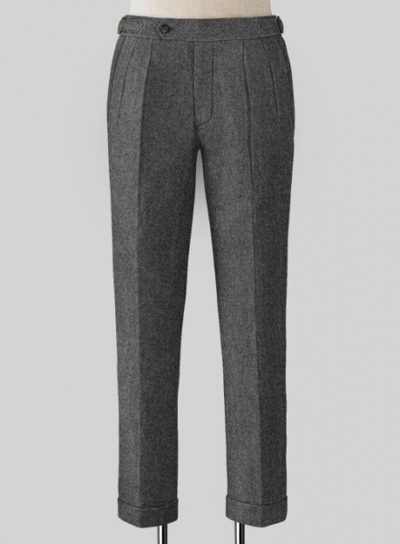 Gray Highland Tweed Trousers