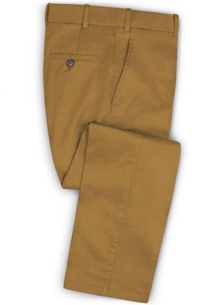 Summer Weight Dark Khaki Chino Pants