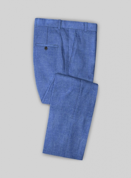 Italian Linen Smoked Blue Suit