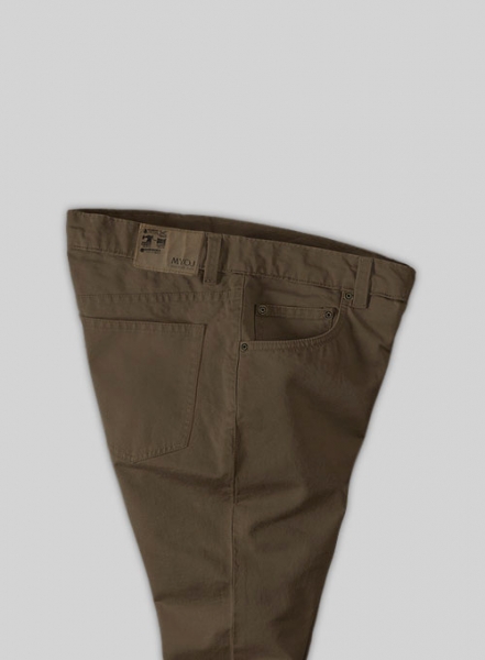 Kids Stretch Summer Brown Chino Jeans