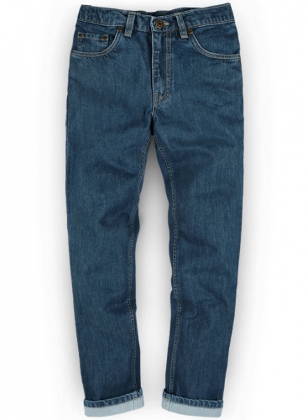 Mud Blue Denim Jeans - Denim-X Wash