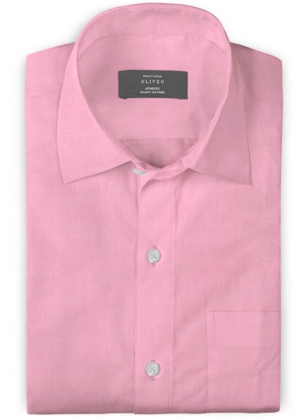 Giza Dark Pink Cotton Shirt- Full Sleeves