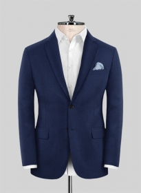 Scabal Regal Blue Wool Jacket