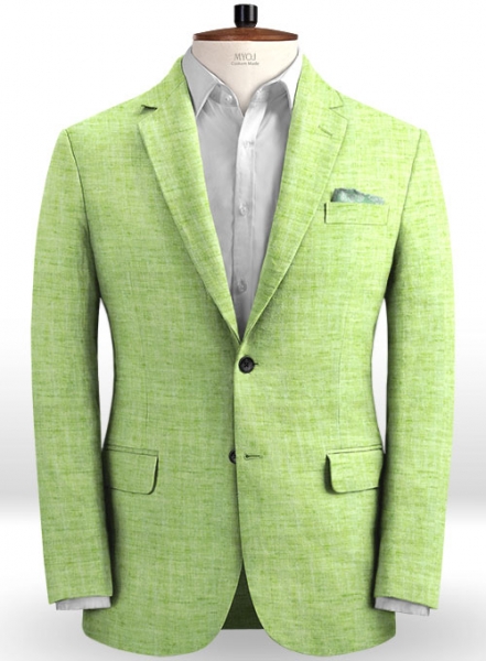 Solbiati Spring Green Linen Suit