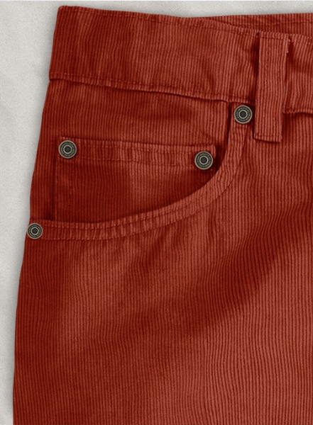 Burnt Sienna Corduroy Jeans