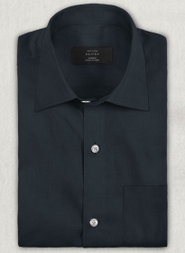 Dark Navy Stretch Twill Shirt