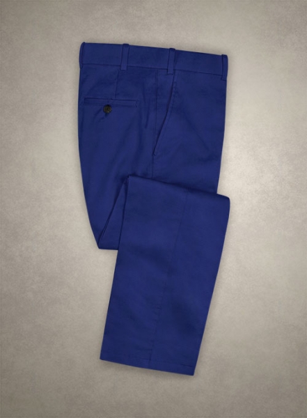 Caccioppoli Cotton Drill Sapphire Blue Suit