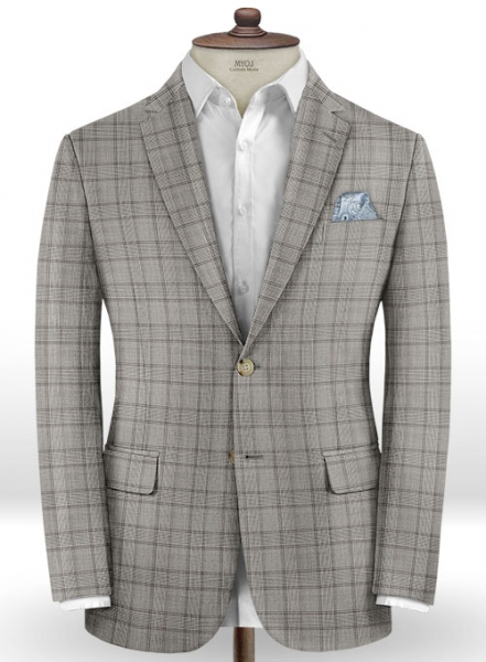 Napolean Corro Gray Wool Suit