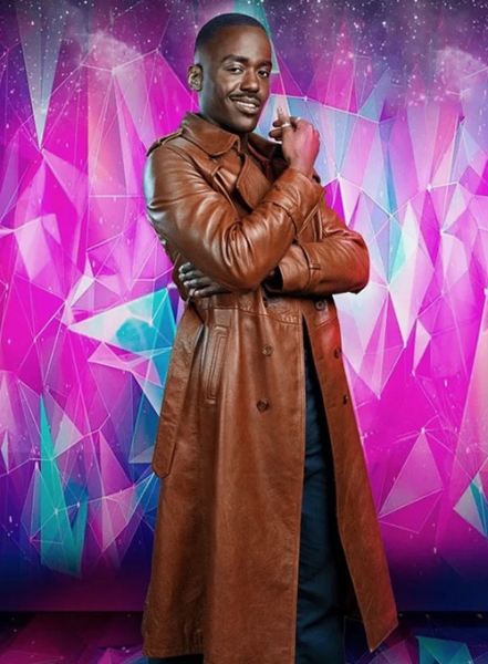 Ncuti Gatwa Doctor Who Leather Long Coat