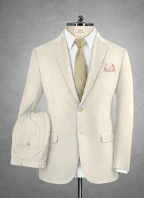 Stretch Boxy Fawn Wool Suit