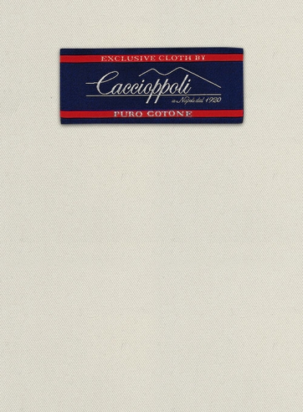 Caccioppoli Cotton Drill Light Beige Suit