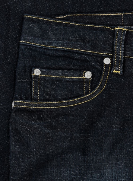 Chicago Blue Hard Wash Whisker Stretch Jeans