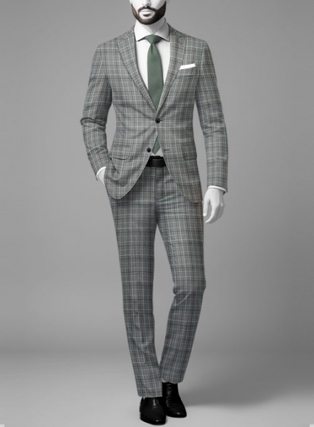 Napolean Tonia Gray Wool Suit