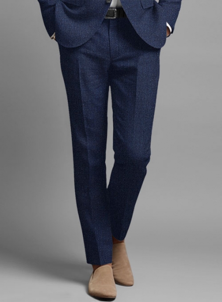 Italian Brandy Blue Linen Suit