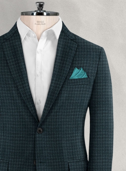 Reda Dark Teal Tweed Jacket