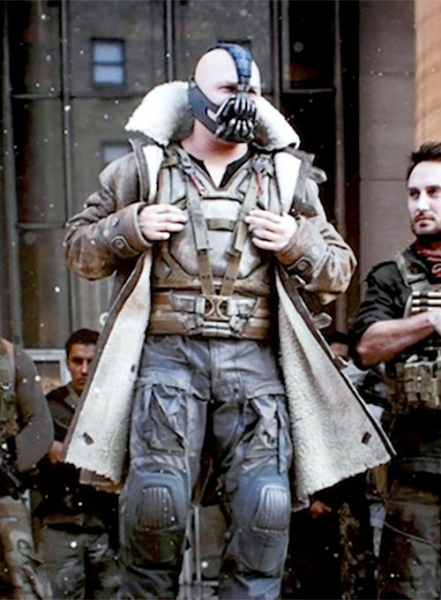 Tom Hardy The Dark Knight Rises Leather Trench Coat