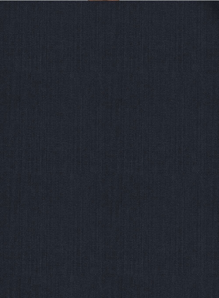 Napolean Self Satin Blue Wool Suit