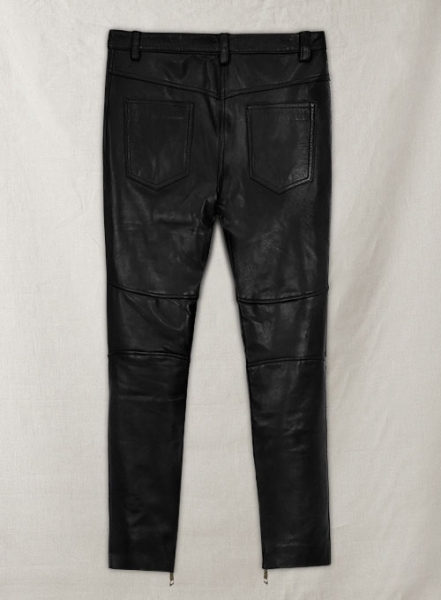 Leather Biker Jeans - Style #503