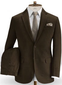 Heavy Dark Brown Chino Suit