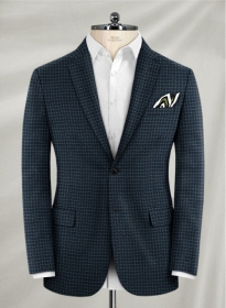 Reda Blue Cerez Tweed Jacket