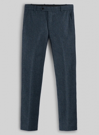 Light Weight Bond Blue Tweed Pants