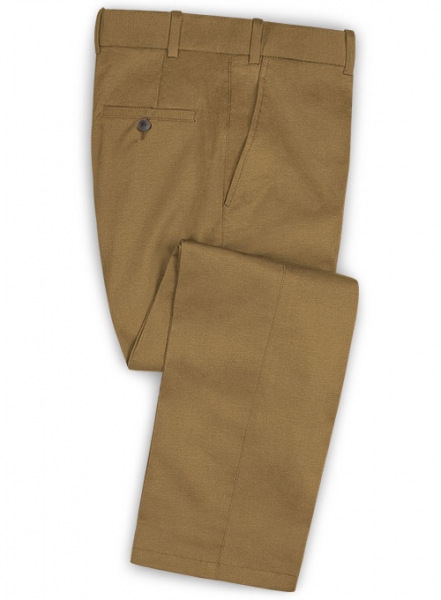 Heavy Dark Khaki Chino Suit