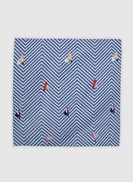 Italian Cotton Pocket Square - Karaoke