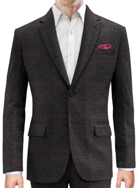 Bristol Charcoal Tweed Suit