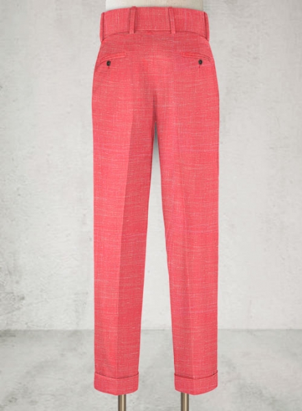 Mystic Pink Double Gurkha Wool Trousers