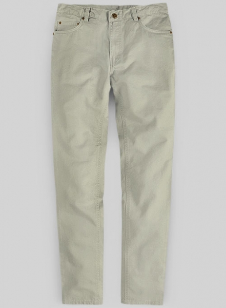 Slate Green Stretch Chino Jeans