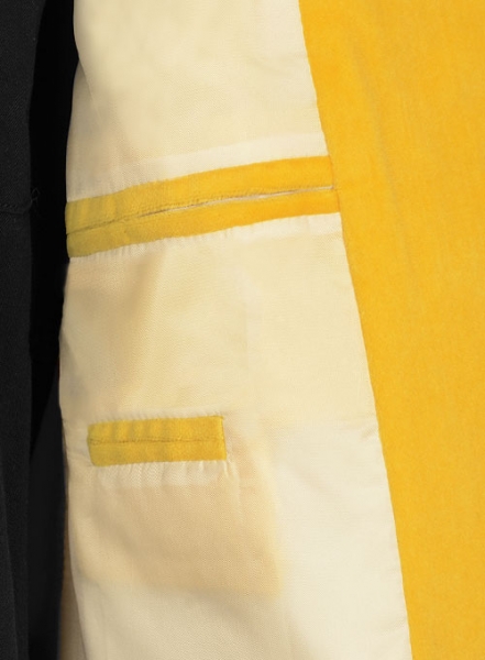 Yellow Velvet Dinner Jacket