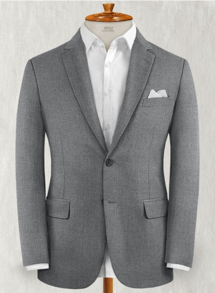 Frosted Mid Gray Terry Rayon Suit